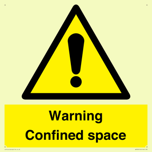 WV3565: Warning Confined space