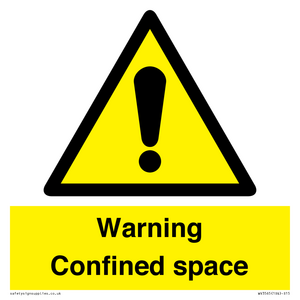 WV3565: Warning Confined space