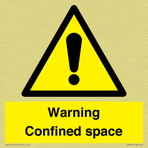 WV3565: Warning Confined space