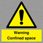 WV3565: Warning Confined space