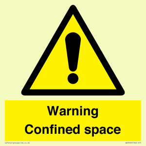 WV3565: Warning Confined space