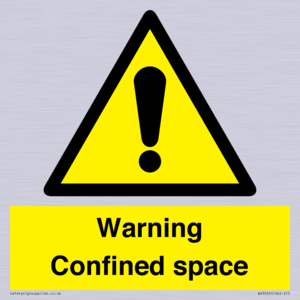 WV3565: Warning Confined space