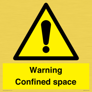 WV3565: Warning Confined space