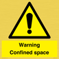 WV3565: Warning Confined space