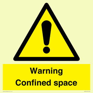 WV3565: Warning Confined space