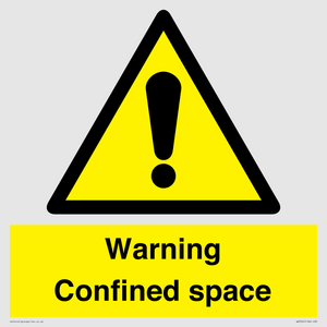 WV3565: Warning Confined space