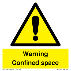 WV3565: Warning Confined space