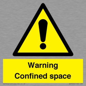WV3565: Warning Confined space