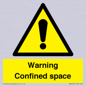 WV3565: Warning Confined space