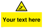 WV5110: Custom Figure Slipping Sign