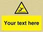 WV5110: Custom Figure Slipping Sign