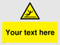 WV5110: Custom Figure Slipping Sign