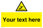 WV5110: Custom Figure Slipping Sign