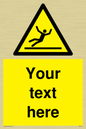 WV5110: Custom Figure Slipping Sign