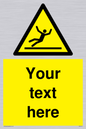 WV5110: Custom Figure Slipping Sign