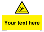 WV5110: Custom Figure Slipping Sign