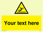 WV5110: Custom Figure Slipping Sign