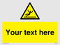 WV5110: Custom Figure Slipping Sign