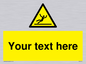 WV5110: Custom Figure Slipping Sign