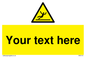 WV5110: Custom Figure Slipping Sign