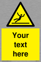 WV5110: Custom Figure Slipping Sign
