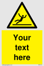 WV5110: Custom Figure Slipping Sign
