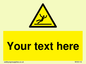 WV5110: Custom Figure Slipping Sign