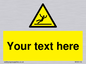 WV5110: Custom Figure Slipping Sign