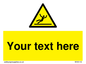 WV5110: Custom Figure Slipping Sign