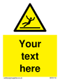 WV5110: Custom Figure Slipping Sign
