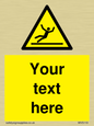 WV5110: Custom Figure Slipping Sign
