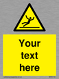 WV5110: Custom Figure Slipping Sign