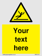 WV5110: Custom Figure Slipping Sign