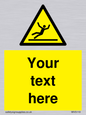 WV5110: Custom Figure Slipping Sign