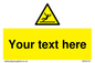 WV5110: Custom Figure Slipping Sign