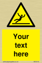 WV5110: Custom Figure Slipping Sign