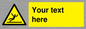 WV5110: Custom Figure Slipping Sign