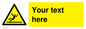 WV5110: Custom Figure Slipping Sign