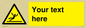 WV5110: Custom Figure Slipping Sign