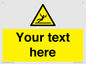 WV5110: Custom Figure Slipping Sign