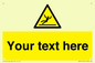 WV5110: Custom Figure Slipping Sign