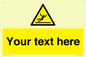 WV5110: Custom Figure Slipping Sign