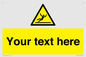 WV5110: Custom Figure Slipping Sign