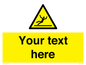 WV5110: Custom Figure Slipping Sign