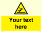 WV5110: Custom Figure Slipping Sign
