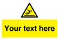 WV5110: Custom Figure Slipping Sign