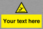 WV5110: Custom Figure Slipping Sign