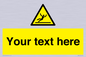 WV5110: Custom Figure Slipping Sign