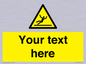 WV5110: Custom Figure Slipping Sign