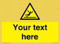 WV5110: Custom Figure Slipping Sign